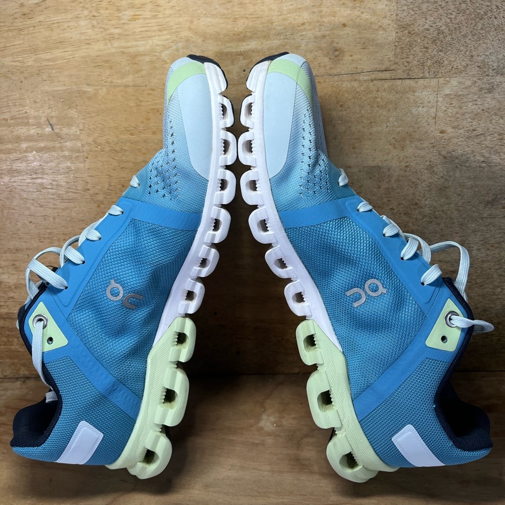 On CloudFlow 3.0 Womens Size 8.5 Running Shoes Sneakers Niagara Meadow - Picture 6 of 12